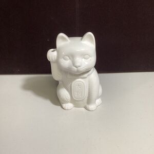 Vintage Benihana Maneki Neko Ceramic Lucky Cat Container